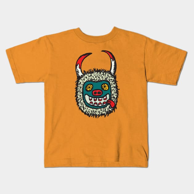 Traditional Croatian carnival mask Kids T-Shirt by mangulica